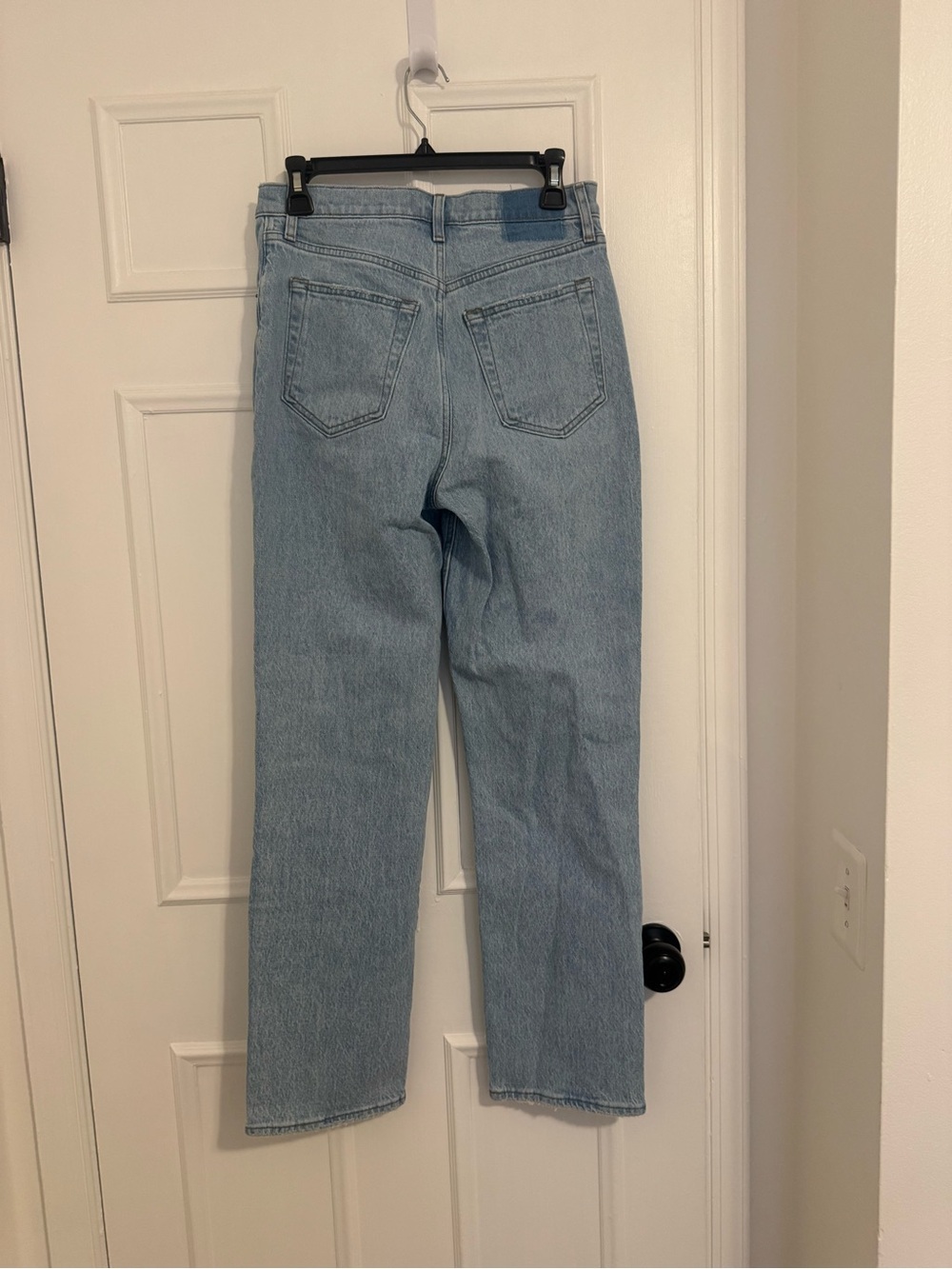 Abercrombie & Fitch Light Blue Straight Leg Jeans - Picture 4 of 4